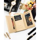 Portfel, beżowy, skóra ekologiczna, Peterson