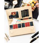 Portfel, beżowy, skóra ekologiczna, Peterson