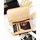 Portfel, beżowy, skóra ekologiczna, Peterson