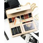 Portfel, beżowy, skóra ekologiczna, Peterson