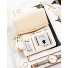 Portfel, beżowy, skóra ekologiczna, Rovicky