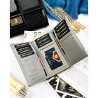 Portfel, biały, skóra ekologiczna, Peterson