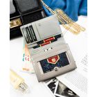 Portfel, biały, skóra ekologiczna, Peterson