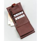 Portfel, brązowy, skóra ekologiczna, 4U Cavaldi