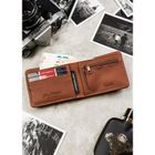 Portfel, brązowy, skóra ekologiczna, Peterson