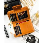 Portfel, brązowy, skóra ekologiczna, Peterson