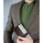 Portfel, brązowy, skórzany, RFID, Rovicky