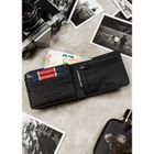 Portfel, czarno-szary, skóra ekologiczna, Peterson