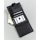 Portfel, czarny, skóra ekologiczna, 4U Cavaldi