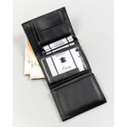 Portfel, czarny, skóra ekologiczna, 4U Cavaldi