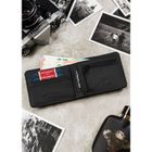 Portfel, czarny, skóra ekologiczna, Peterson