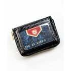 Portfel, czarny, skóra naturalna i ekologiczna, Peterson