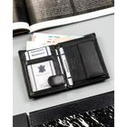 Portfel, czarny, skórzany, 4U Cavaldi