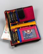 Portfel, czarny, skórzany, Peterson