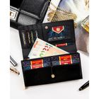 Portfel, czarny, skórzany, Peterson