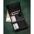 Portfel, czarny, skórzany, RFID, Rovicky