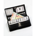 Portfel, czarny, skórzany, Rovicky