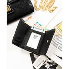 Portfel, czarny, skórzany, Rovicky