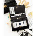 Portfel, czarny, skórzany, Rovicky