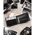 Portfel, czarny, skórzany, Rovicky