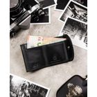 Portfel, czarny, skórzany, Rovicky