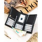 Portfel, czarny, skórzany, Rovicky