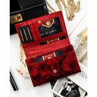 Portfel, czerwony, Peterson