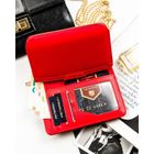 Portfel, czerwony, skóra ekologiczna, Peterson