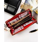 Portfel, czerwony, skóra ekologiczna, Rovicky