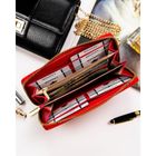 Portfel, czerwony, skóra ekologiczna, Rovicky