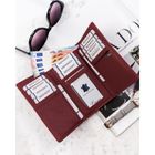 Portfel, czerwony, skórzany, 4U Cavaldi