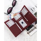 Portfel, czerwony, skórzany, 4U Cavaldi