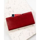 Portfel, czerwony, skórzany, Peterson