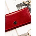 Portfel, czerwony, skórzany, Peterson