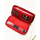 Portfel, czerwony, skórzany, Peterson