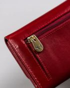 Portfel, czerwony, skórzany, RFID, Rovicky