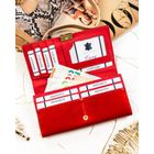 Portfel, czerwony, skórzany, Rovicky