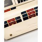 Portfel, ecru, skóra ekologiczna, Peterson