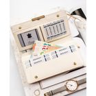 Portfel, ecru, skóra ekologiczna, RFID, Rovicky