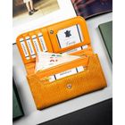 Portfel, jasnobrązowy, skóra ekologiczna, 4U Cavaldi