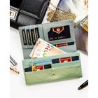 Portfel, jasnozielony, Peterson