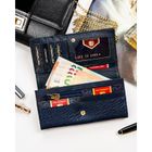 Portfel, niebieski, Peterson