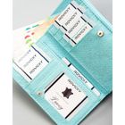 Portfel, niebieski, skóra ekologiczna, 4U Cavaldi