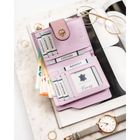 Portfel, różowy, skóra ekologiczna, RFID, Rovicky