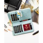 Portfel, skórzany, kwiatowy wzór, Peterson