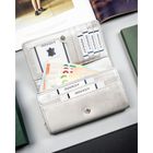 Portfel, srebrny, skóra ekologiczna, 4U Cavaldi