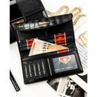 Portfel, szary, skóra ekologiczna, Peterson