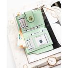 Portfel, zielony, skóra ekologiczna, Rovicky