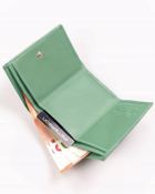 Portfel, zielony, skórzany, Peterson