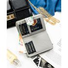 Portfel, zielony, skórzany, Peterson